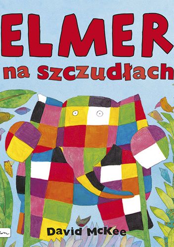  okładka książki: Elmer na szczudłach 
