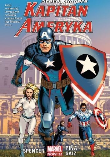  okładka książki: Kapitan Ameryka: Steve Rogers. 1 